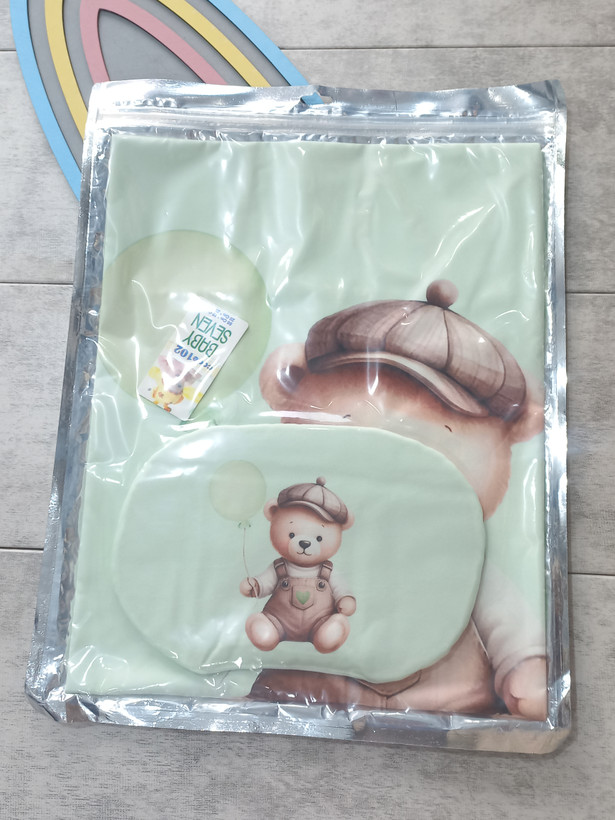 زیرانداز تعویض پوشک نوزاد به همراه بالش برند baby seven