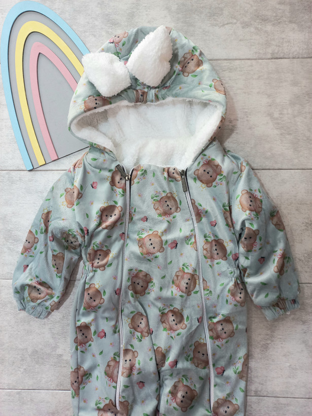 کاپشن سرهمی عروسکی کلاه دار برند baby life