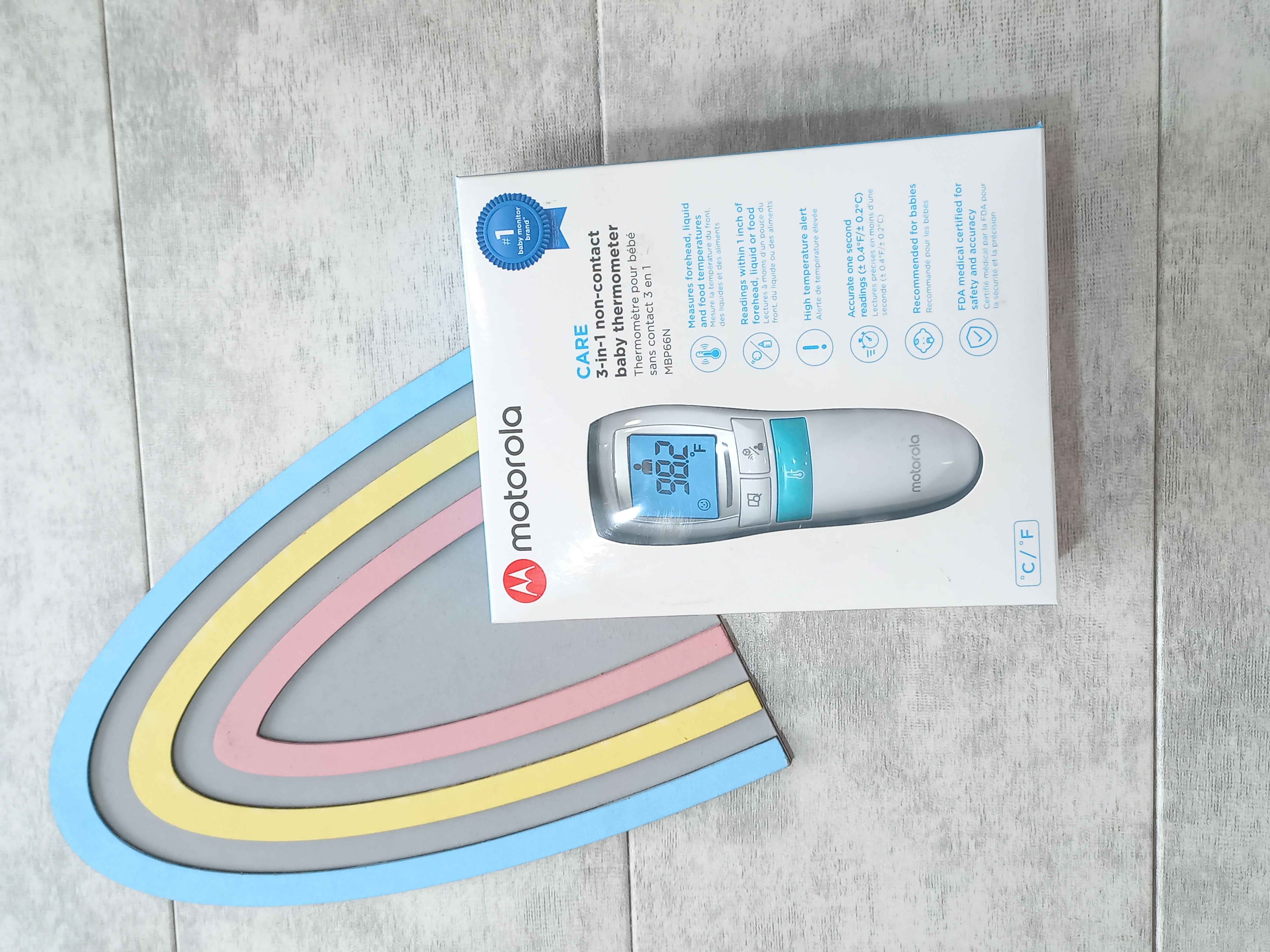 تب‌سنج دیجیتال غیرتماسی ۳ کاره Motorola CARE