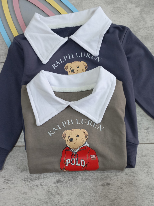 پولوشرت پسرانه دورس طرح چاپی تدی