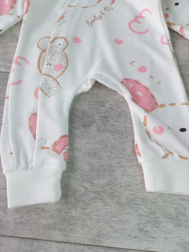 سرهمی دخترانه و پسرانه برند baby land جنس پنبه