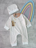 ست سرهمی و کلاه دخترانه و پسرانه برند Baby land
